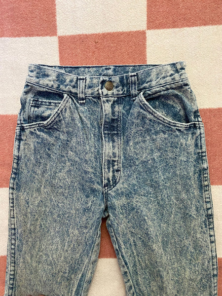 Acid Wash Petite Jeans 22x26