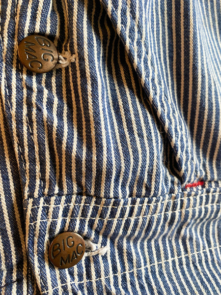 1960's Big Mac Hickory Stripe Overalls