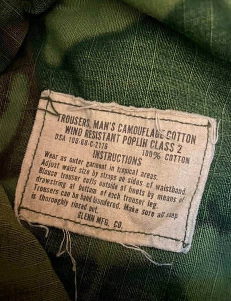 1968 ERDL Camouflage Cargo Pants