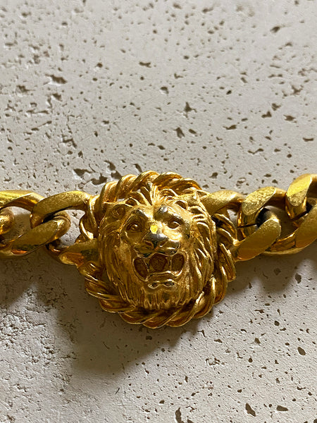 Lion Head Chunky Necklace