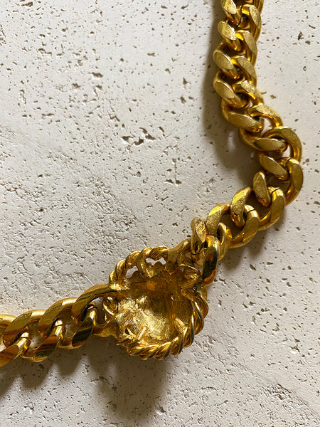 Lion Head Chunky Necklace