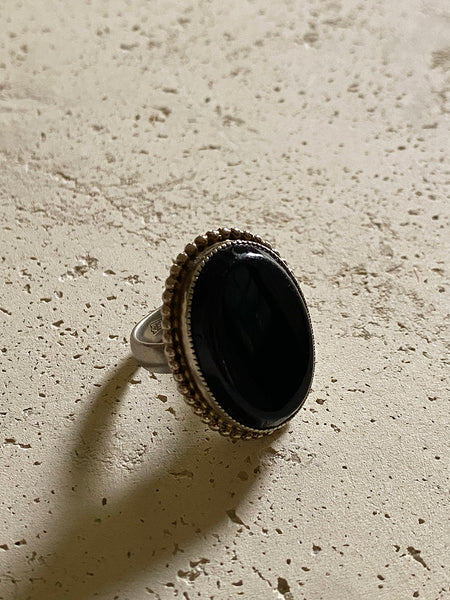 Whiting & Davis Onyx Ring