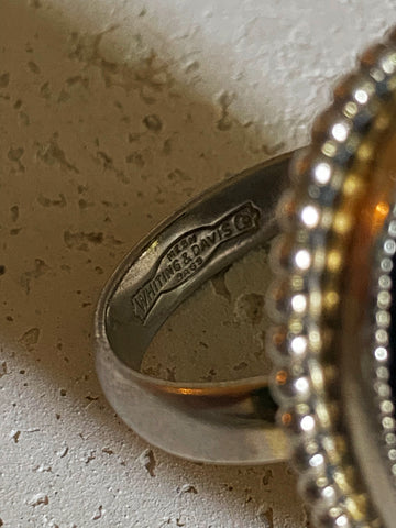 Whiting & Davis Onyx Ring