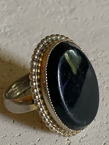 Whiting & Davis Onyx Ring
