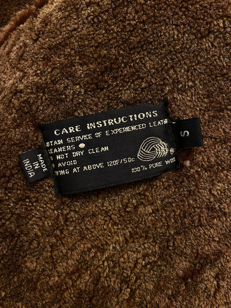 Barneys Chocolate Shearling Coat