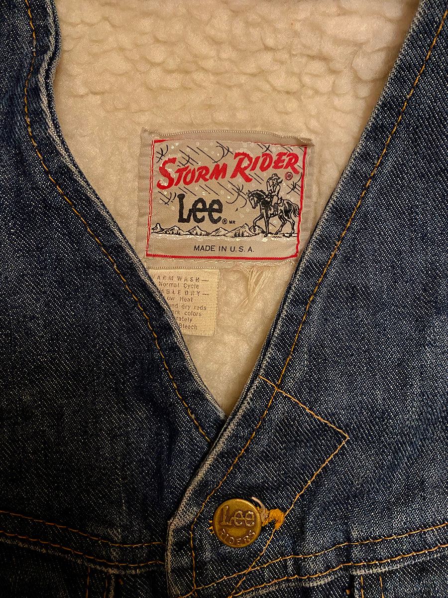 1970's Lee Storm Rider Denim Vest