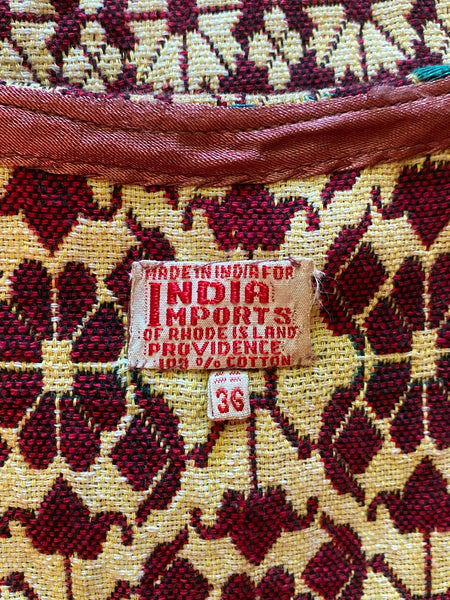 70's Indian Textured 2 Piece Pant Set