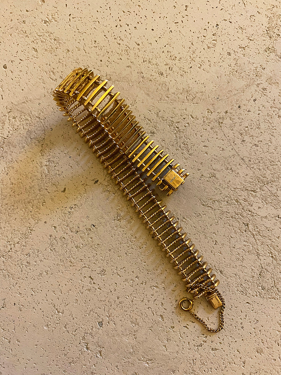 Gold Trifari Chain Bracelet