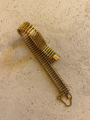 Gold Trifari Chain Bracelet