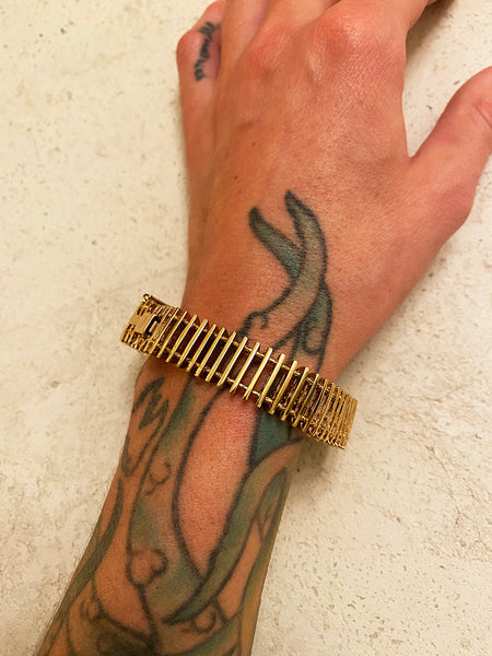 Gold Trifari Chain Bracelet