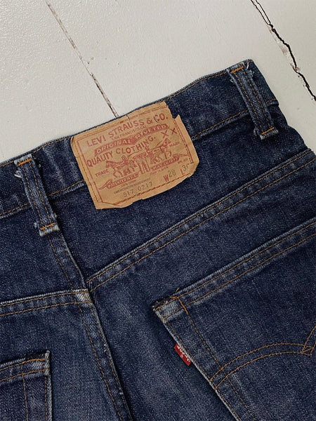 70's Indigo Levi's 517 Jeans 27x35