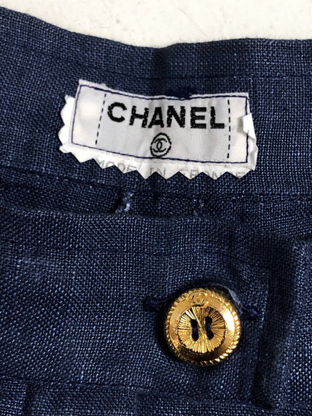 Chanel Linen Trousers 27x27