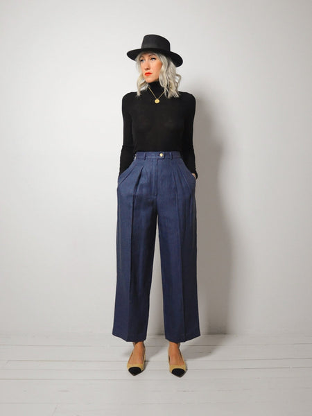 Chanel Linen Trousers 27x27