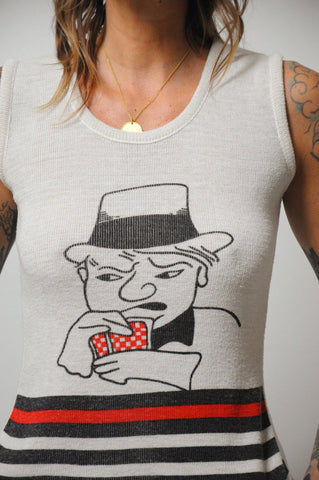 70's W.C. Fields Knit Tank
