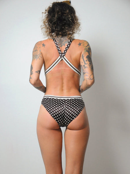 70's Polka Dot Monokini