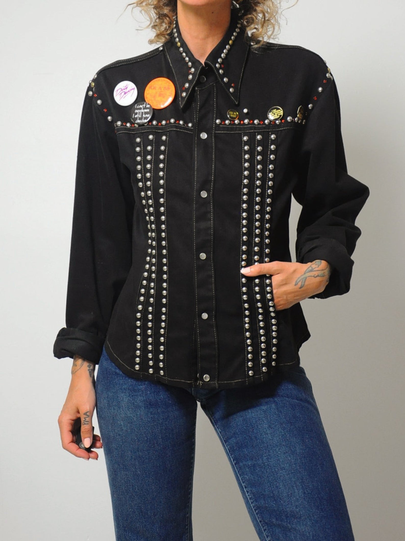 80's Rare Studded Jacket