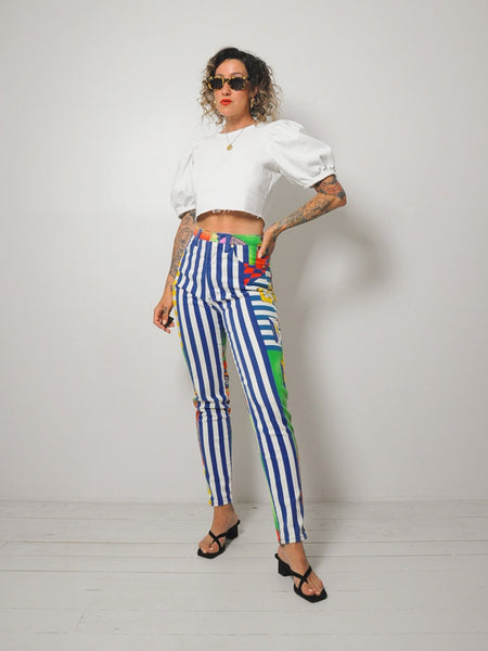 1995 Versace New York Jazz Jeans 26x30.5