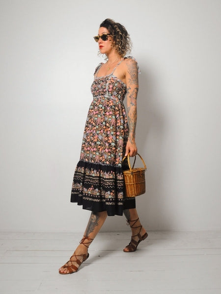 70's Celeste Floral Sundress
