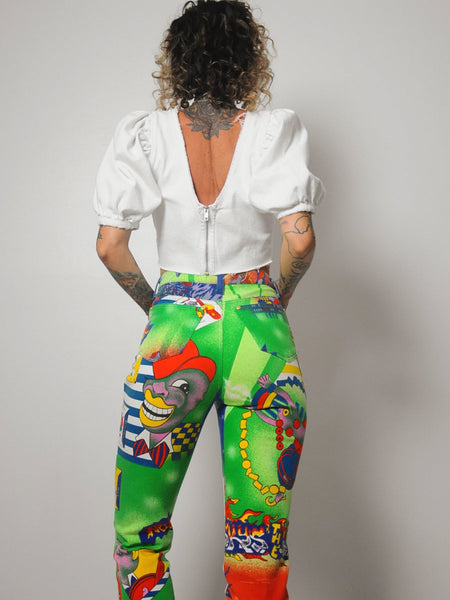 1995 Versace New York Jazz Jeans 26x30.5