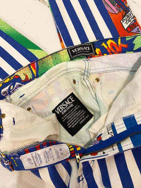 1995 Versace New York Jazz Jeans 26x30.5