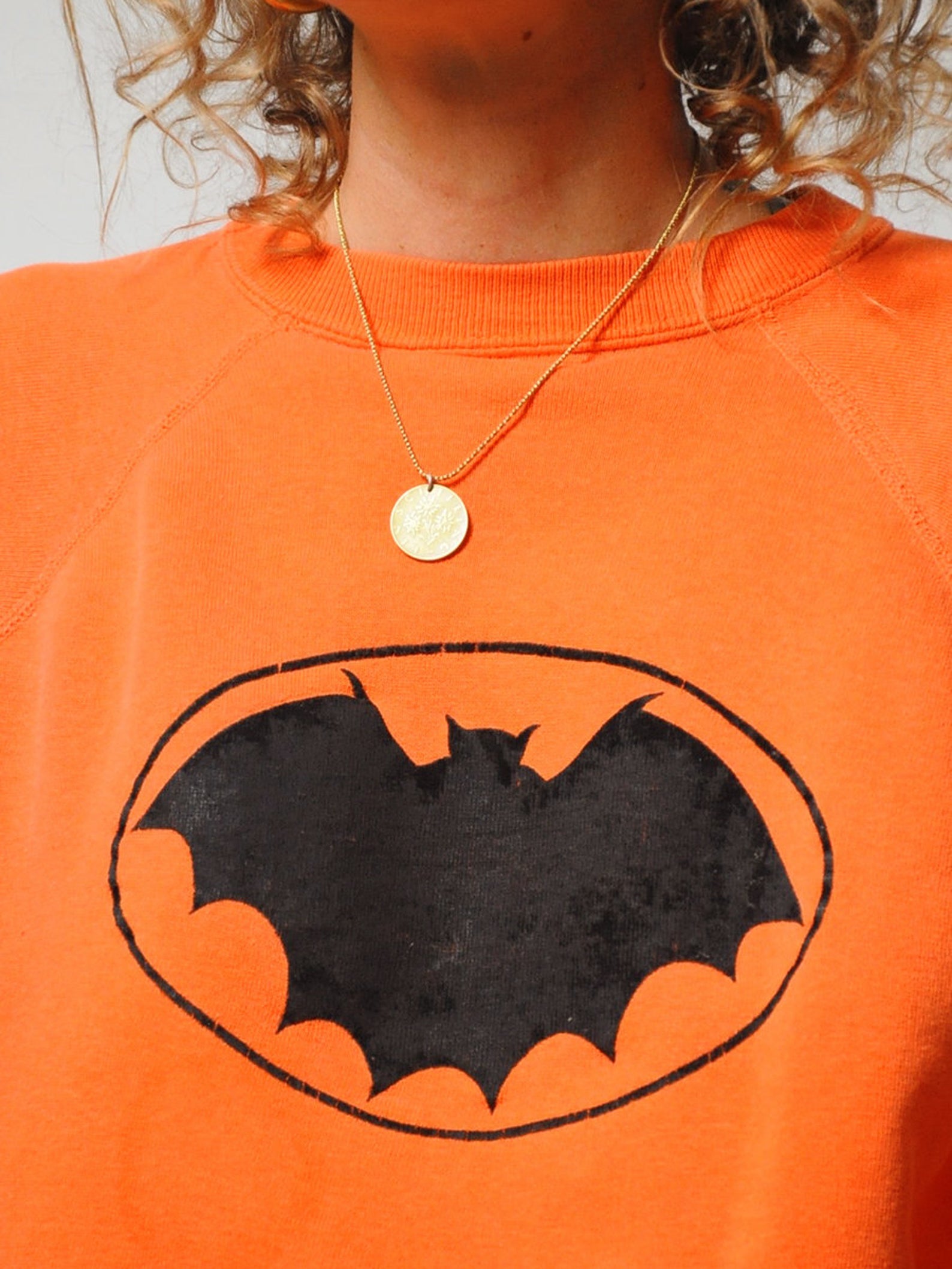 1950's Orange Bat Sweatshirt