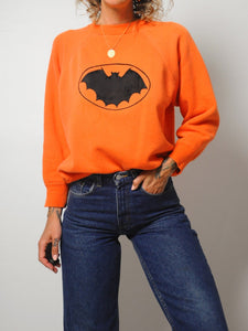 1950's Orange Bat Sweatshirt