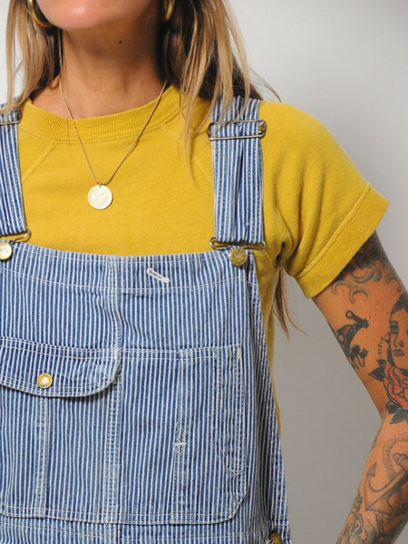 60's Hickory Stripe Overalls