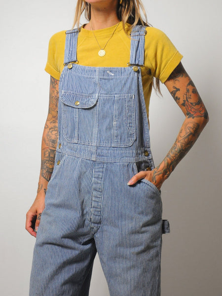 60's Hickory Stripe Overalls