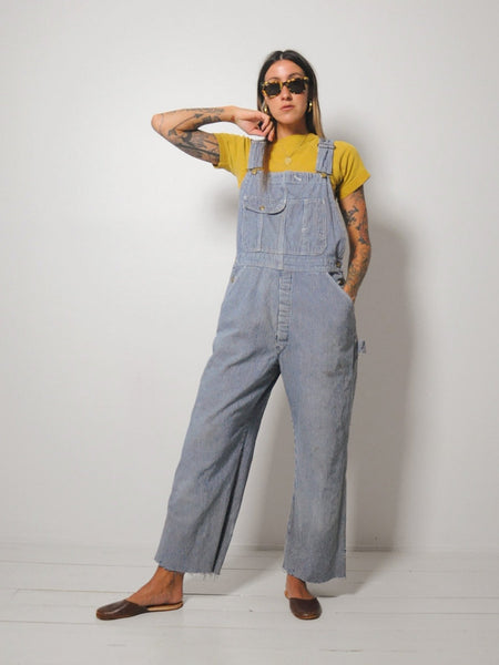 60's Hickory Stripe Overalls