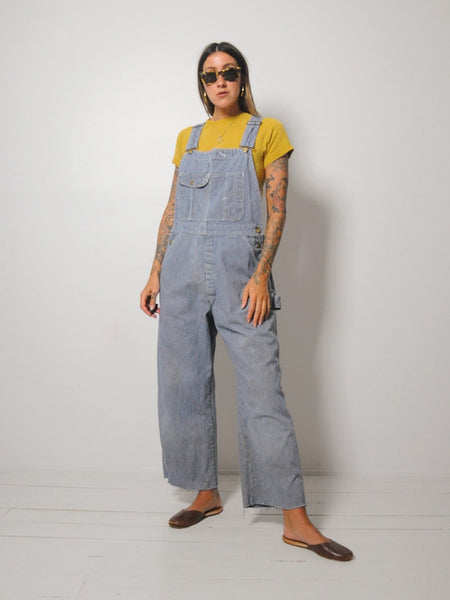 60's Hickory Stripe Overalls