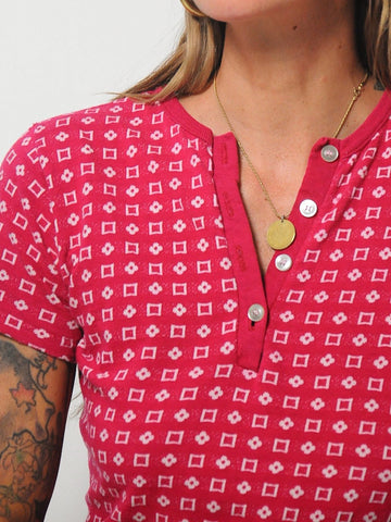 70's Tiny Fit Geo Tee