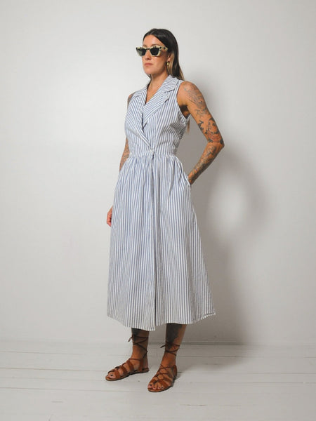 Sconset Striped Shirt Dress