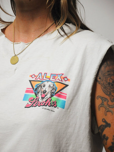 80's Stroh's "Alex" Beer Run T-shirt