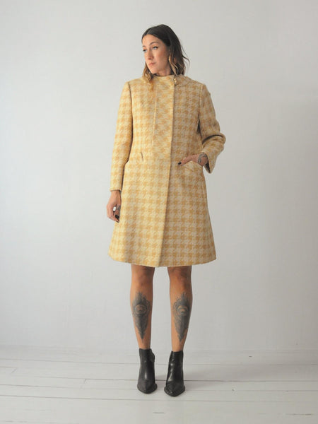 60's Houndstooth Wool Set
