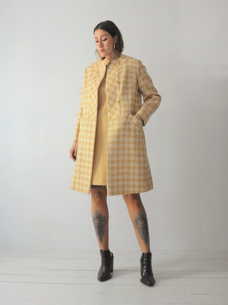 60's Houndstooth Wool Set