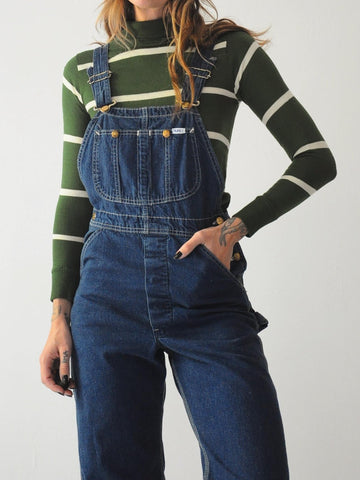 70s Dark Wash Lee Overalls
