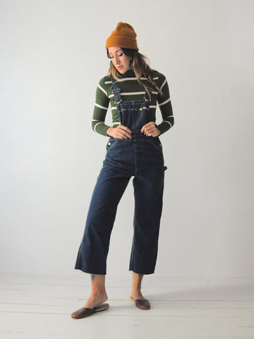 70s Dark Wash Lee Overalls