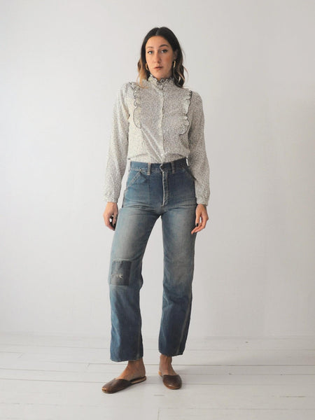 50's Flannel Lined Jeans 27x29