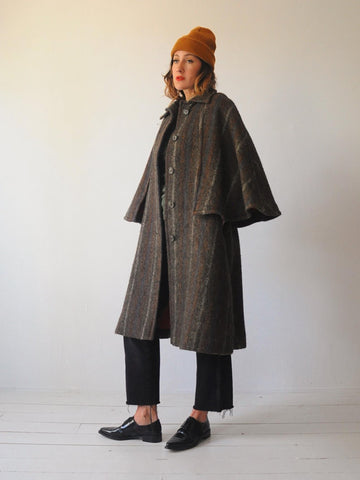 60's Irish Wool Cape Coat
