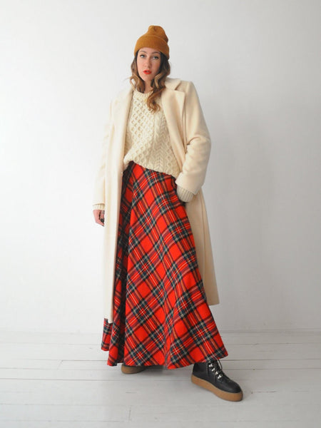 Ivory Wool Menswear Coat
