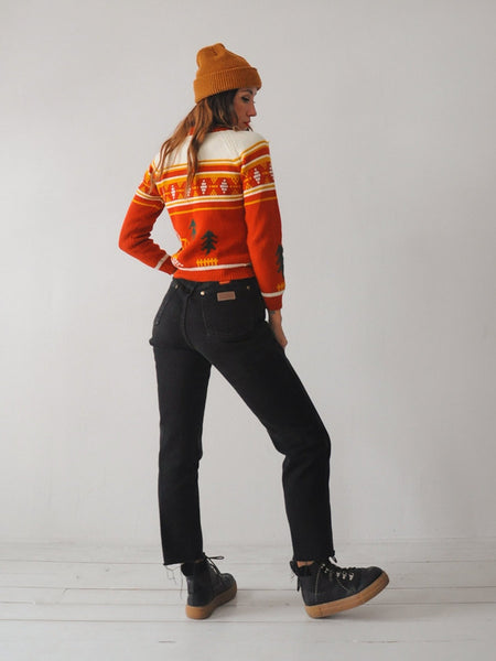 70's Cozy Cabin Sweater