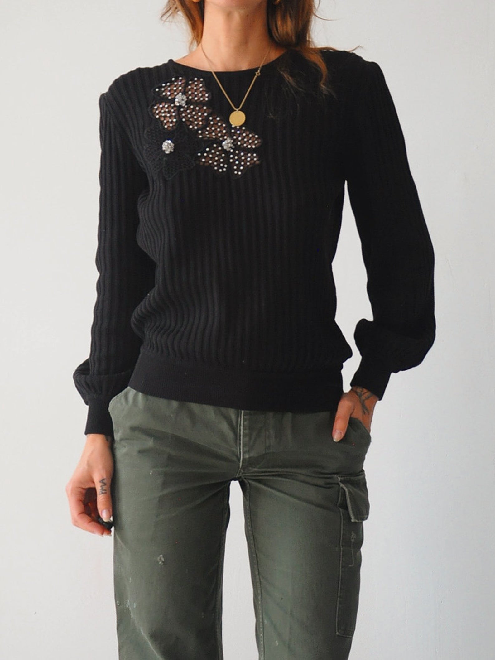 Valentino Cut Out Sweater