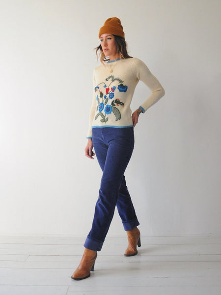 70's Eva Botanical Sweater