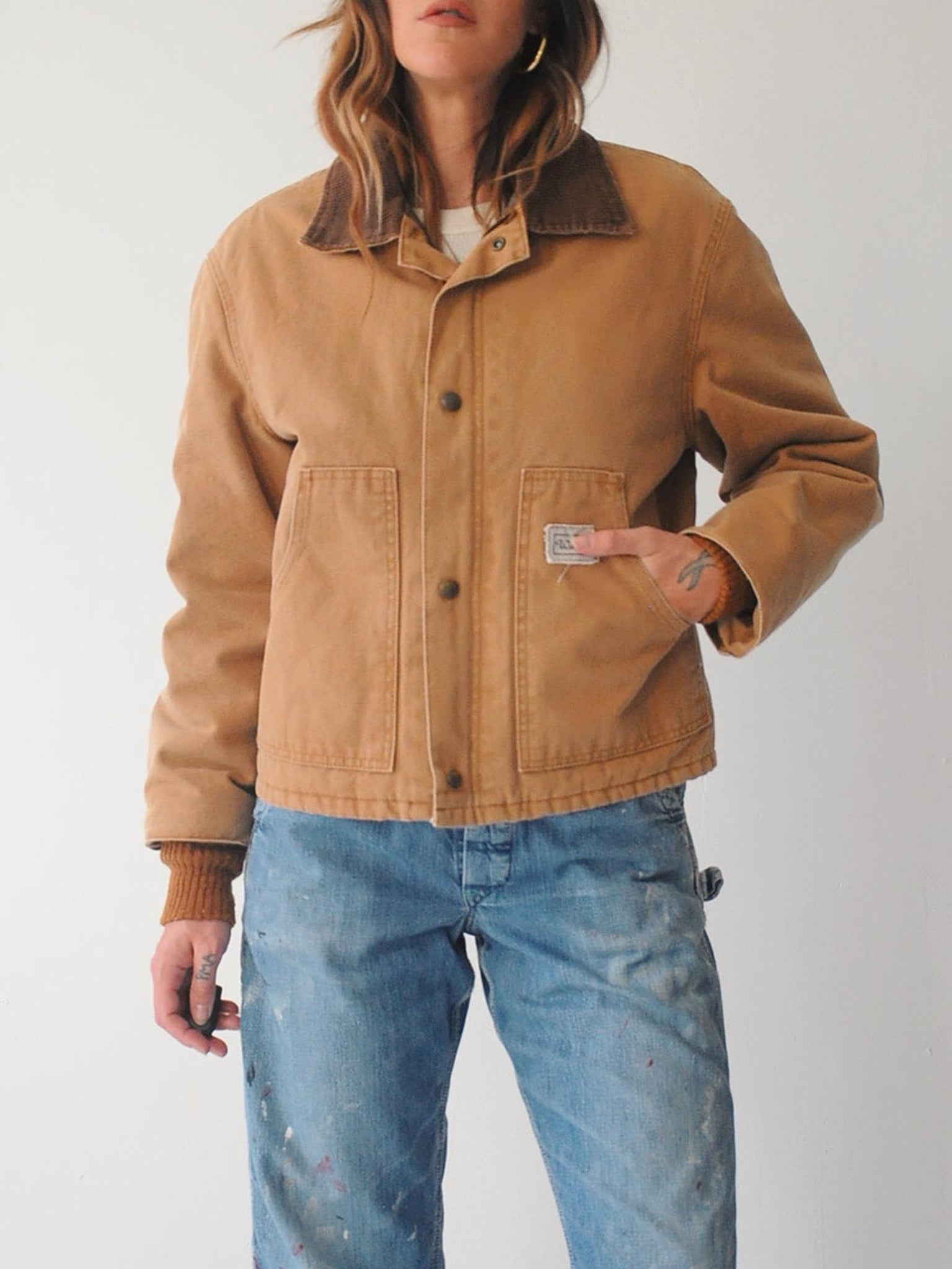 Tan Canvas Chore Coat