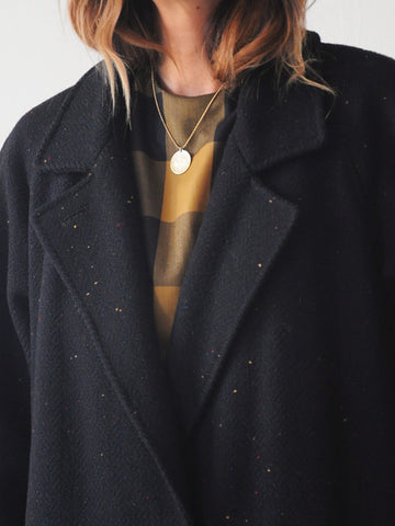 Confetti Wool Peacoat