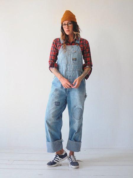 50's OshKosh Patched Overalls