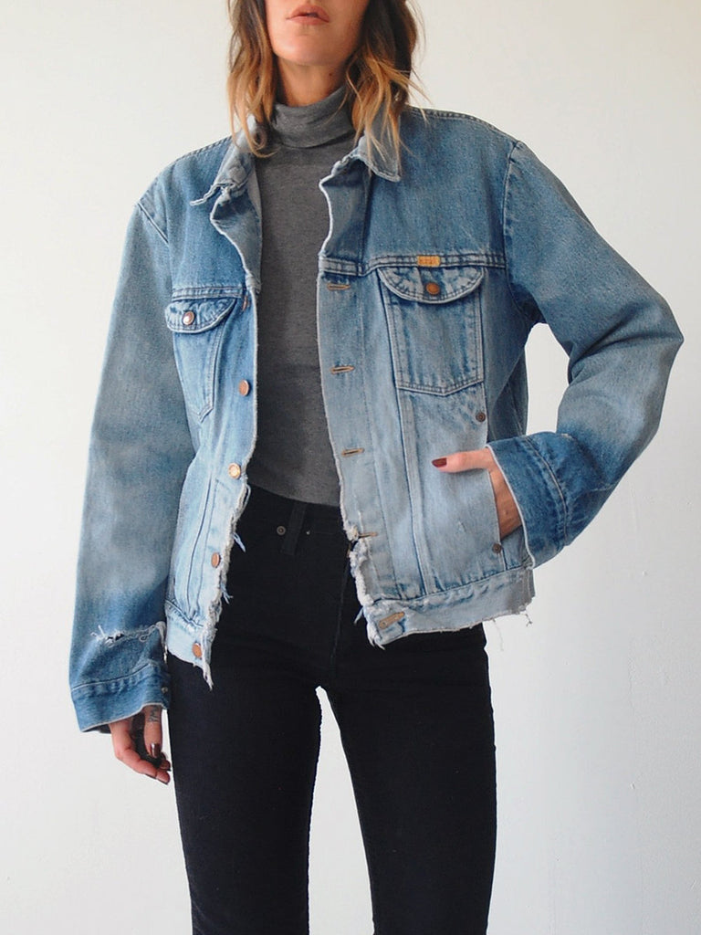 Rustler Jean Jacket 70's Faded Rustler Jean Jacket – NOIROHIO VINTAGE