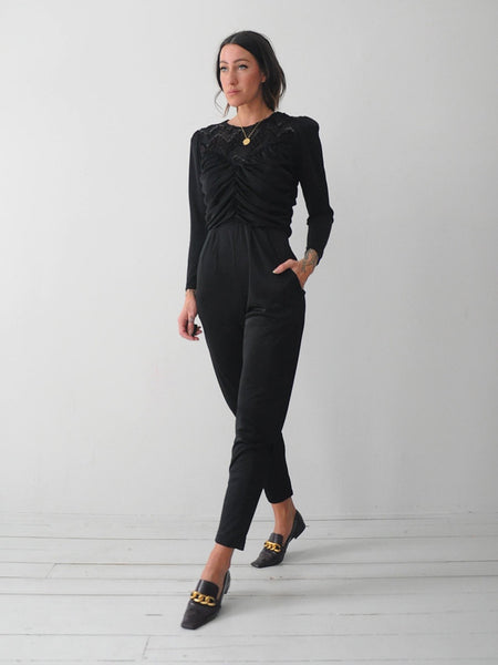 Olivia Strong Shoulder Jumpsuit