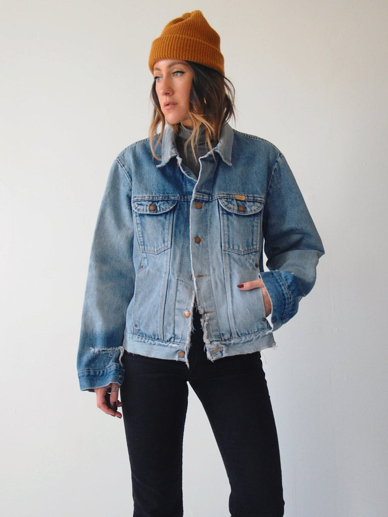Rustler Jean Jacket 70's Faded Rustler Jean Jacket – NOIROHIO VINTAGE