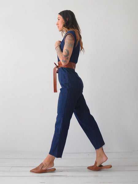 70's Astrid Denim Jumpsuit